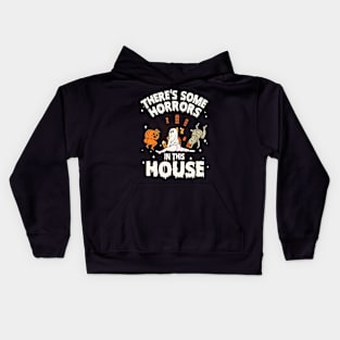 There's Some Horrors In This House Halloween Costume Kids Hoodie